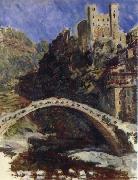 Pierre Renoir The Castle ar Dolceaqua oil